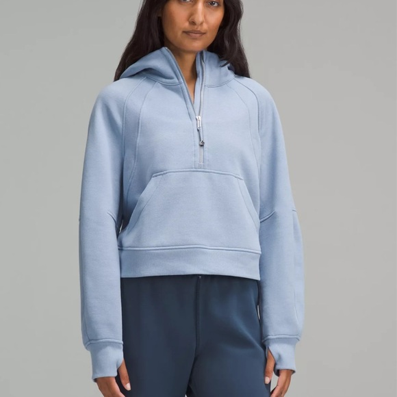 lululemon athletica Tops - Lululemon x Peloton scuba Light Blue Long Sleeve Oversized Sweatshirt